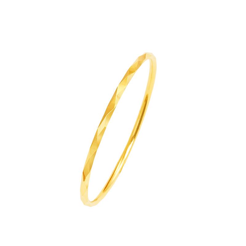 Introducing the "Diamond-Shaped Dazzling Copper Alloy Bracelet" – a Geometric Design Available In Various Sizes for Women.