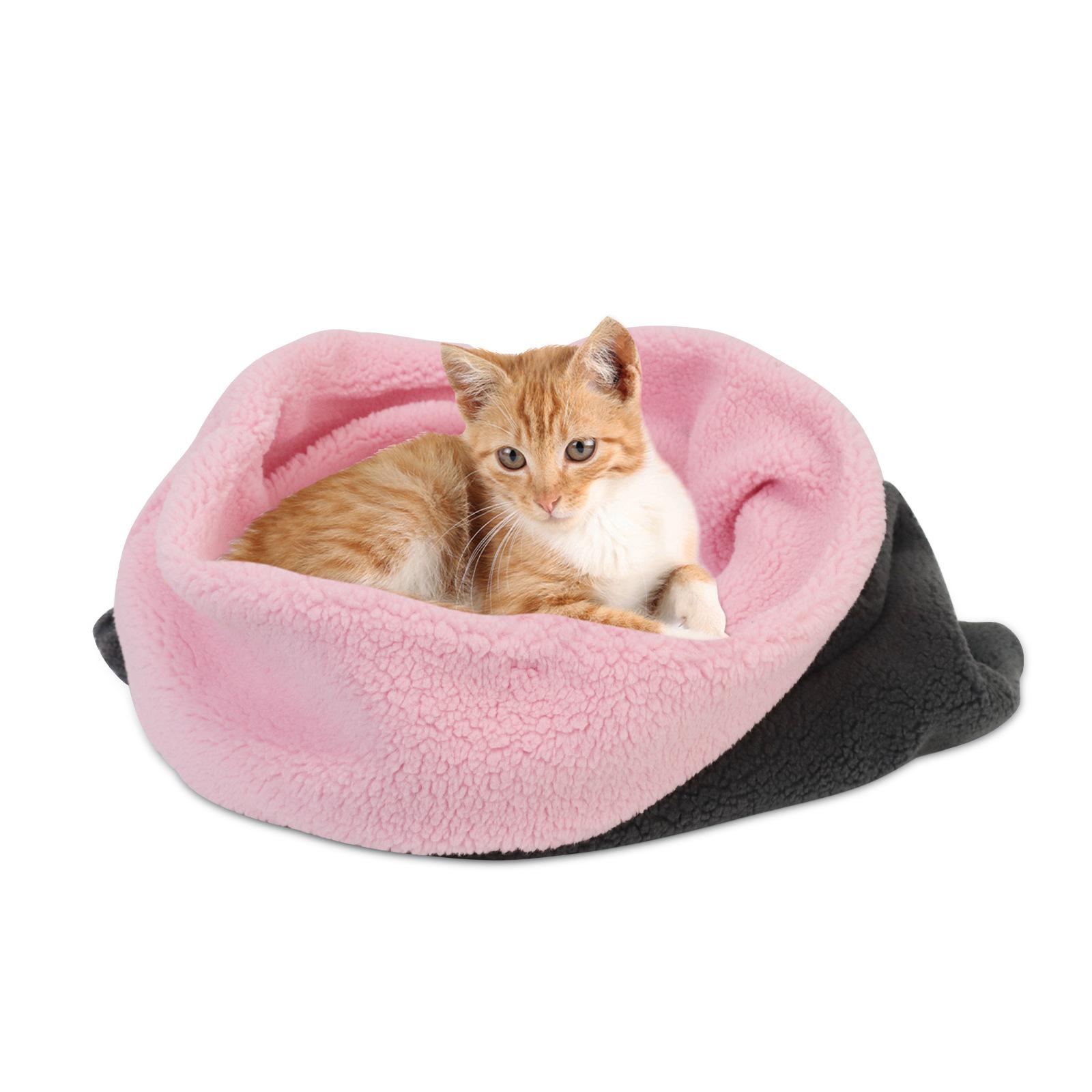 Pet Cat Sleeping Bag, Closed, Pet Nest, Cat House, Deep Sleep, Dog Nest, Winter Warmth, Cute Cat Nest