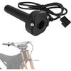 Throttle Handle with Rolling Bearing for Tutti Soleil 01,Nylon Motorcycle Twist Throttle Accelerator Grips with Cable Kit for Electric Dirt Bike
