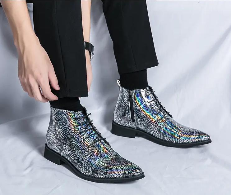 

Новые мужские туфли-лодочки из лакированной кожи с острым носком, мужские высокие кеды, свадебные, для вечеринки, платья, лоферы, дизайнерские, мужские, формальные, zapatos hombre 44