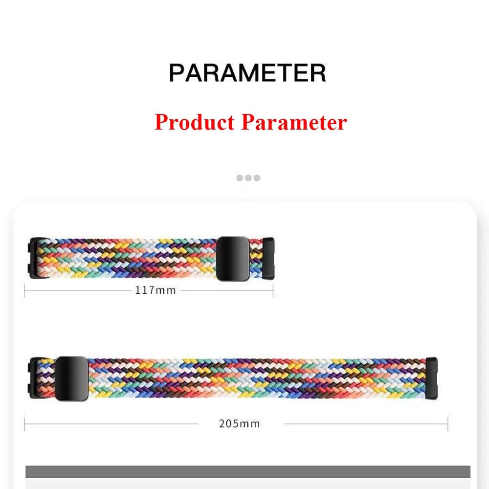 Nylon Strap For Huawei Band 10 9 8 Braided comfortable Magnetic Buckle Adjustable watchband Huanwei Band 10/9/8 Accessories Belt