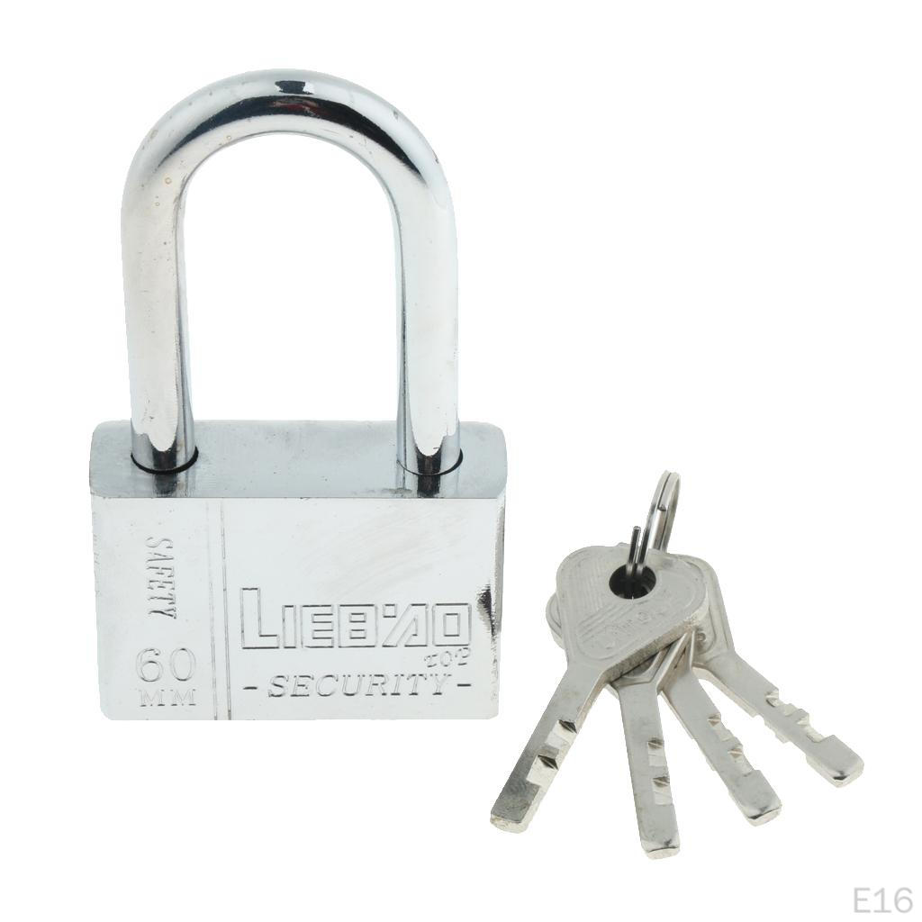 Safety Security Padlock Lock Keyed Shackle 10 Sizes