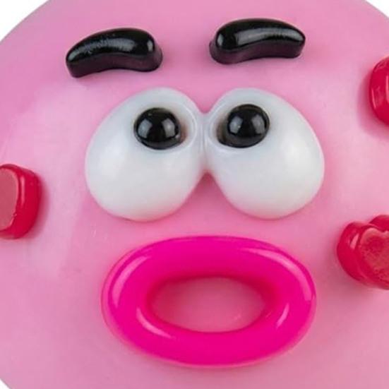 1/2/5Pcs Dog Face Squeeze Toy, Moldable Slow Rise Cartoon Expression Stress Ball, Relaxing Anxiety Relieving Face Fidget Toy for Home,