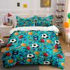 Sports Gear Pattern Set Multiple Sizes Kid'S And Adults' Bedroom Exquisite 3Pc Bedding Set, Gift