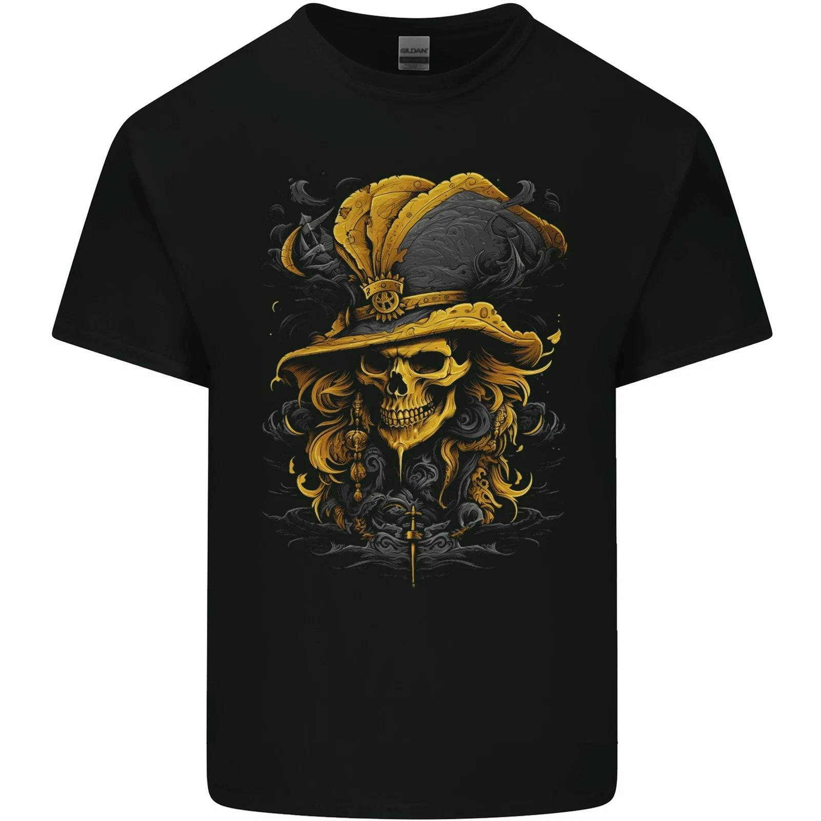 Pirate Skull 6 Kids T-Shirt Childrens XL