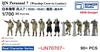 Bunker Studios Japanese Navy Figure Set 7 Battle Scene 3D Printer Assembly Kit BSTIJN70707 1/700 (Ship Crew, 1930-1945)