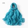 58 Colors Women Candy Color Voile Scarf Plain Solid Pashmina Female Warm Cotton Viscose Scarves Blanket Shawls And Wraps Bufanda