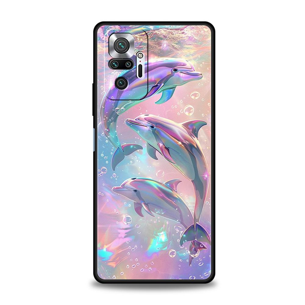 

Ocean Animal Dolphin Phone Case Cover for Redmi 14C 10C Note 14 13 12 10 11 Pro Plus 7 8T K40 K50 Gaming Pro Plus 5G Soft Shell Redmi 14C