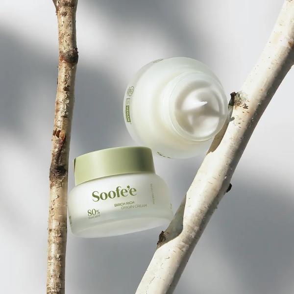 [Soofee] Birch Sap Moisturizing Cream Deep Hydration Skin Barrier Repair Face Cream Korean Skincare for Dry Sensitive Skin 50ml