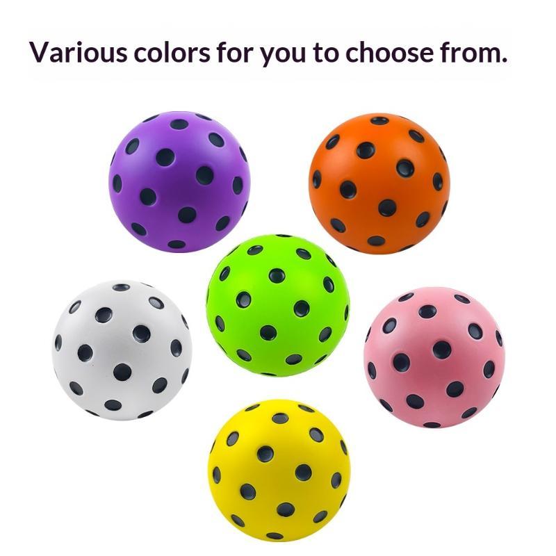 74MM PU Foam Shock Resistant Pickleball High Elasticity Quiet for Indoor Outdoor Gym Training Exercise