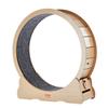 Cat Exercise Wheel 43.3" Large Cat Treadmill Wheel for Indoor Cats Yellow