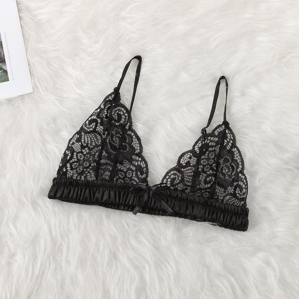 

(Отличный дом)2-Pc Женщины Сексуальный Глубокий V Нижнее белье Ремешки Бюстгальтер и Трусики Набор Babydoll