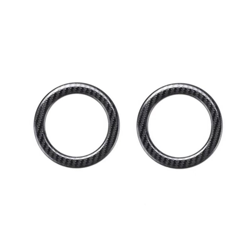 Stainless Steel Dashboard Air Vents Circles Decoration Cover Trim For Mercedes Benz E Class W212 2009-2015 Interior Accessories