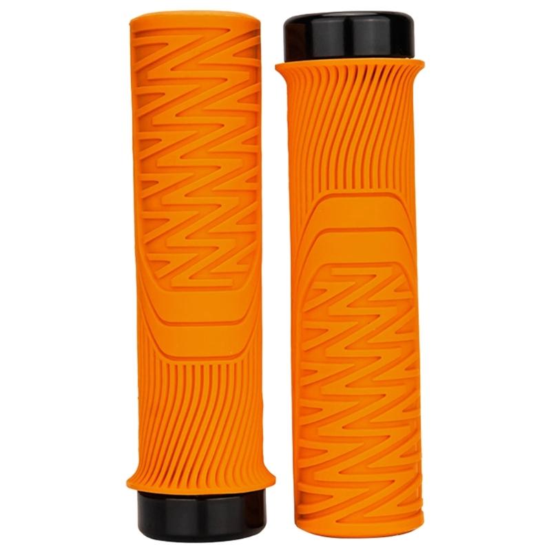 Nonslip Cycling Handle Grips Mountain Bike Handlebar Grips Replacement Cycling Handle Grips with Aluminium Locks