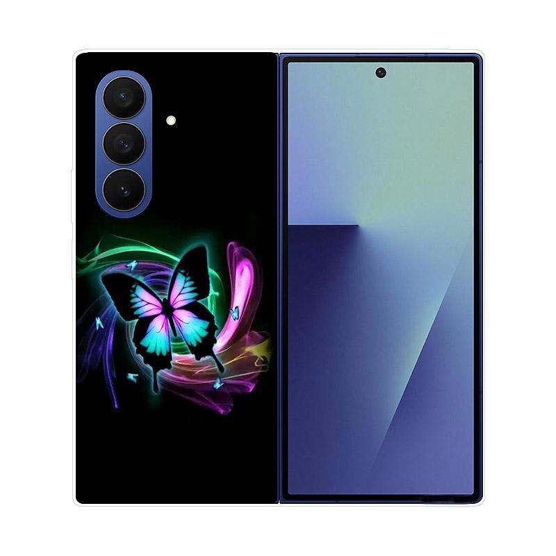 For Samsung Galaxy Z Fold 7 5G Phone Case Cover Transparent Back Protective Shell Coque For Samsung Z Fold7 Clear Hard PC Fundas