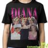 PRINCESS DIANA SHIRT, Princess Diana Vintage T-Shirt, Princess Diana Retro 90s Bootleg Homage Merch, Rip Princess Diana Tribute Tee Fan Gift