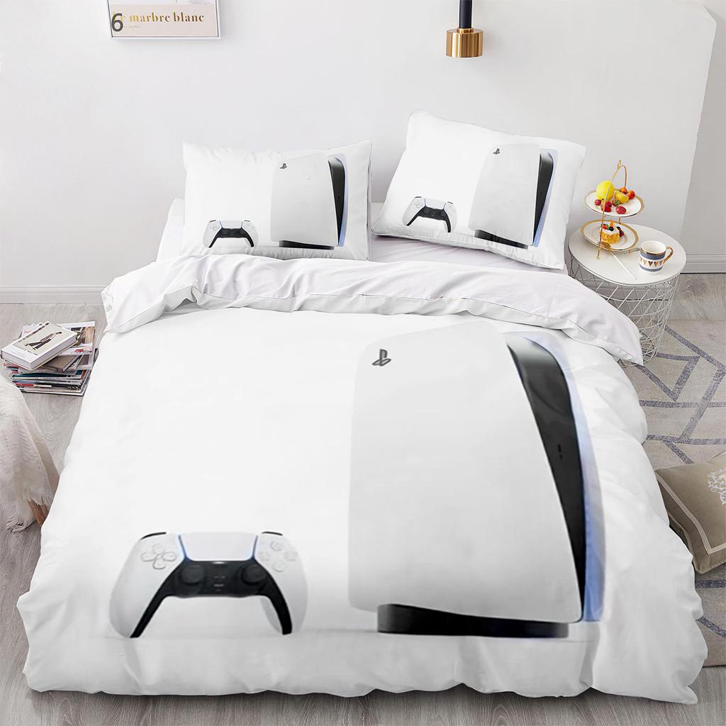 Comforter Cool Gamepad Bedding Set Single Twin Full Queen King Size Kawaii Bed Set Aldult Kid Bedroom Three-Piece Suits 3D Print