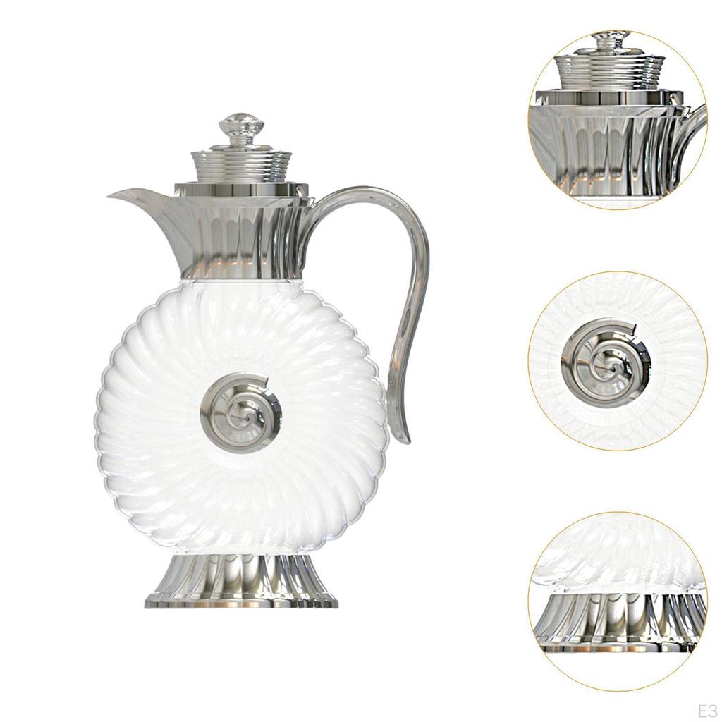 Glass Pitcher Iced Tea Cold Water Dispenser with Spout Jug Arabic Carafe for