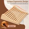 2Pcs Sauna Headrest Wood Neck Pillow Ergonomic Design Infrared Sauna Headrest Comfortable Headrest Support Sauna Accessories