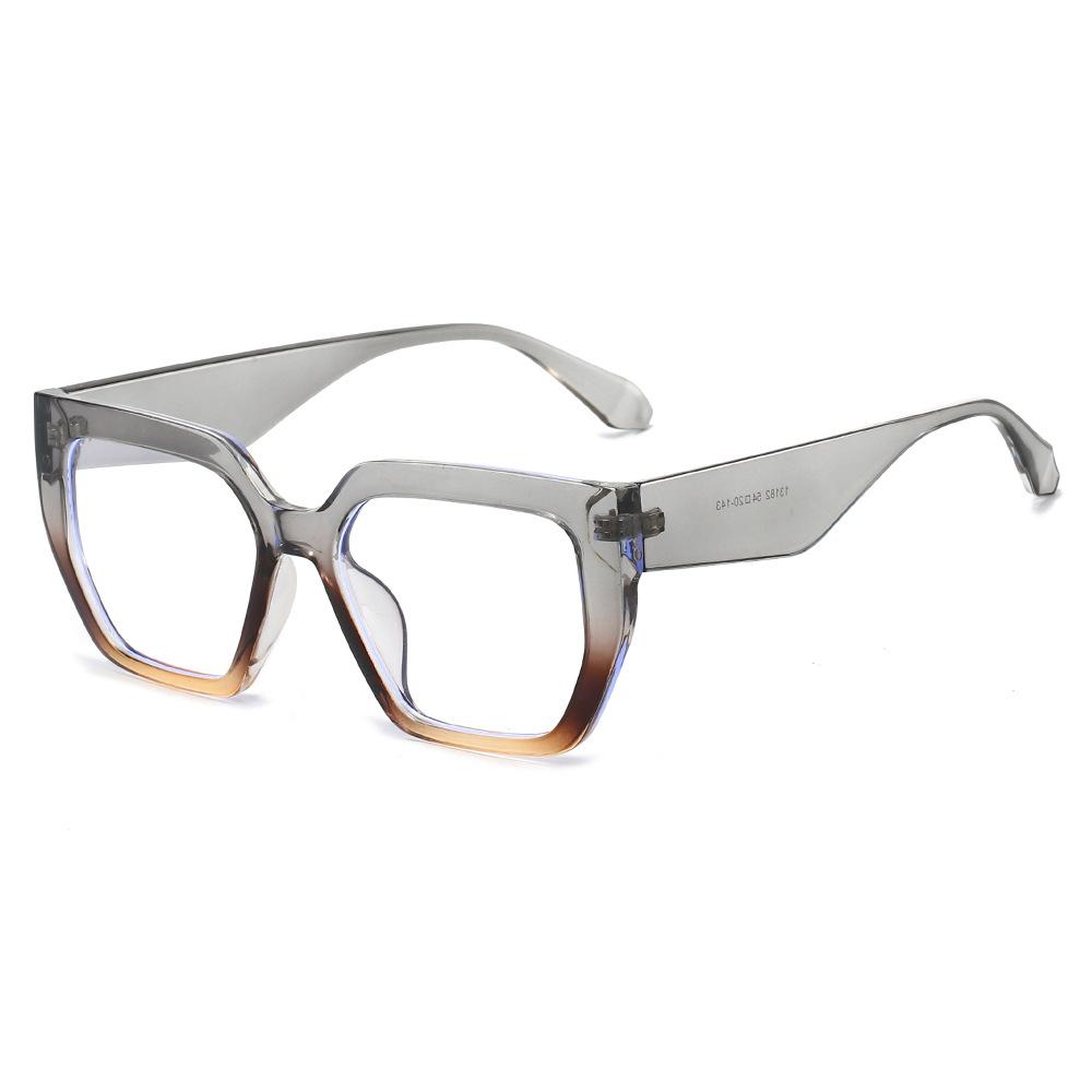 2025 New Arrival Concave Frame Square Sunglasses with Contrast Color Oversized Retro Chic for Unisex with UV400 Lenses