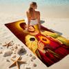Beach Towel with Evan Peters2 Pattern - soft,absorbent,machine washable Lightweight&Modern,swimming,Travel Essentials