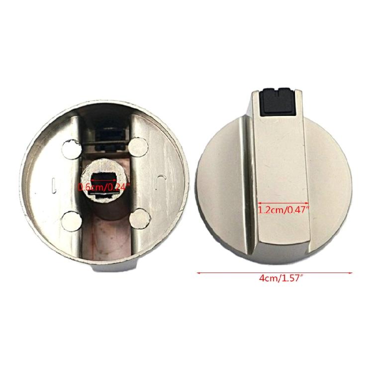 Robuster Metall-Kochfeld-Bedienknopf Herdknöpfe für Kochgeschirr, Gasherde, Backöfen