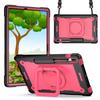 Shockproof Silicone PC Tablet Case With Strap Kickstand Galaxy Tab S7 S8 Plus - Multi Color Options
