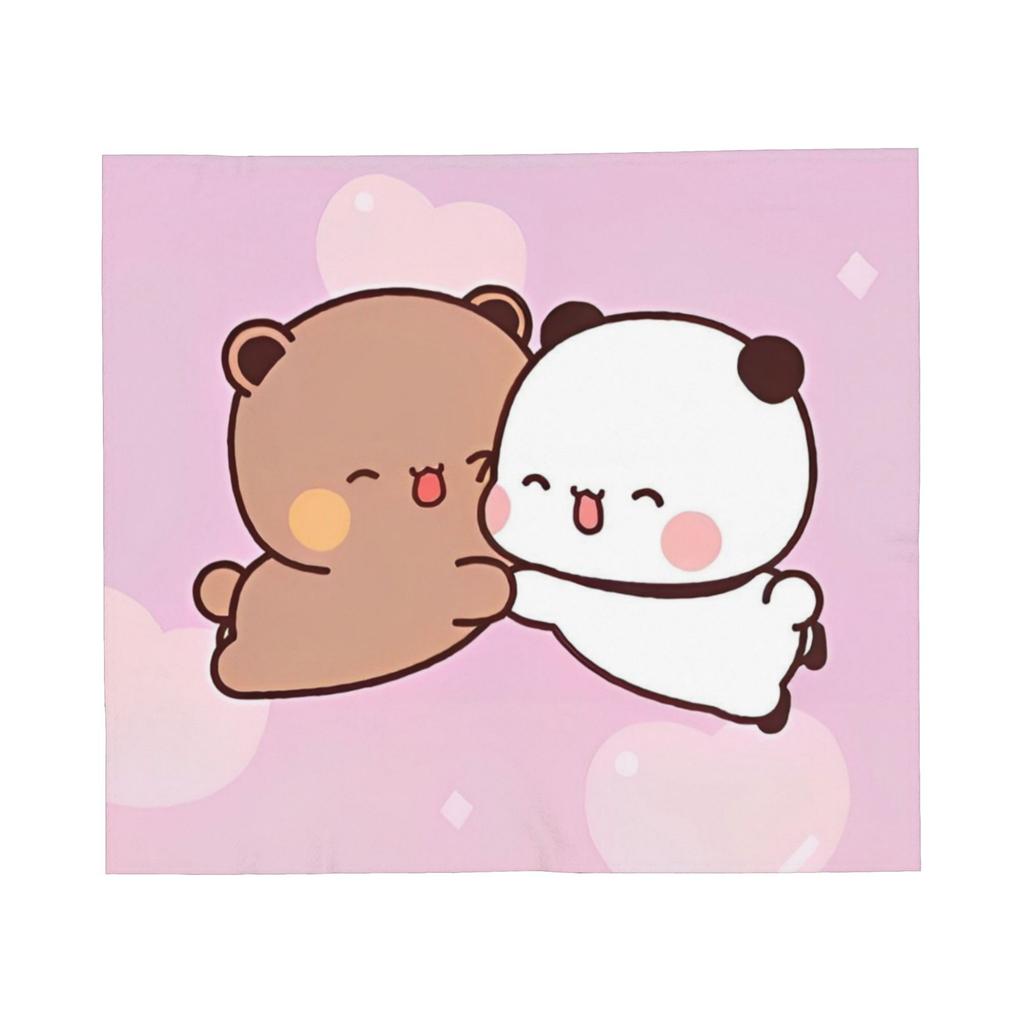 Cute Cartoon Bubu Dudu Blanket Cover Flannel Throw Blankets Summer Air Conditioning Printed Soft Warm Bedspread