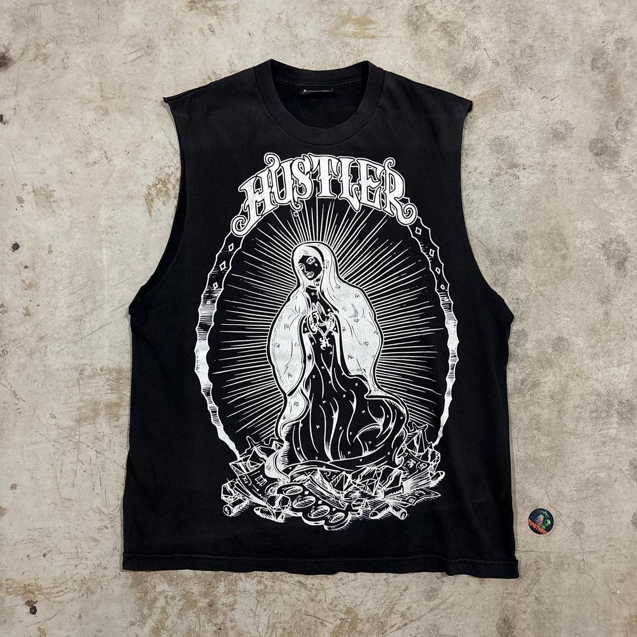 Vintage Y2K Hustler Sleeveless T Shirt Size L-XL Unisex T-Shirt XXL