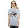 Batman Womens/Ladies The Batcave Car Boyfriend T-Shirt