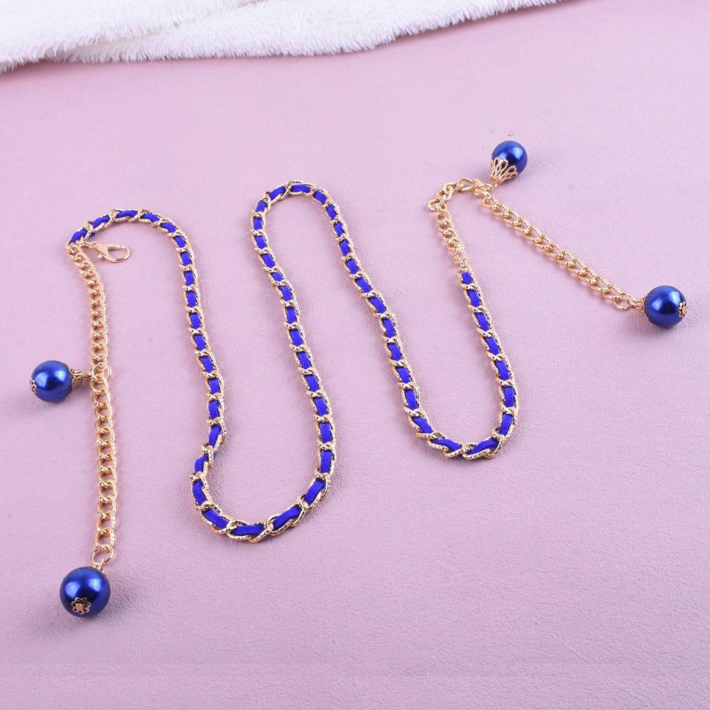 Metallhaken Taillenkette Verstellbare Kette Taillenband Leder Metallkette Gürtel Taillendekoration