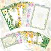 Floral Stationery Set 5Pcs Butterfly Paper Envelope Set, Vintage Writing with Lined Artistic Message Pages, Letter Kit for Letters, Greeting Messages,
