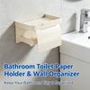 Bathroom Toilet Paper Holder Without Drilling, Creative Wall Storage Box