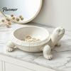 Turtle Shape Storage Tray 3D Printed Tray, Tortoise Dish Bowl for Organizing Jewelry & Trinkets, Decorative Ocean Animal Theme Desk Organizer Desktop