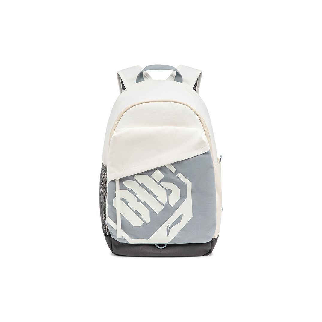 Li Ning Badfive Basketball Series Sports Casual Fashion Versatile Eco-Friendly Polyester Student Backpack Unisex backpack ABST353-3 One Size