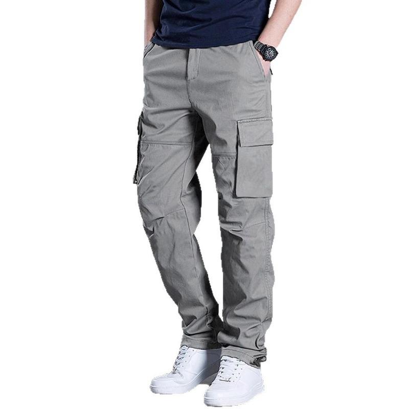 Casual overalls men's spring and summer new retro straight-leg pants versatile trousers