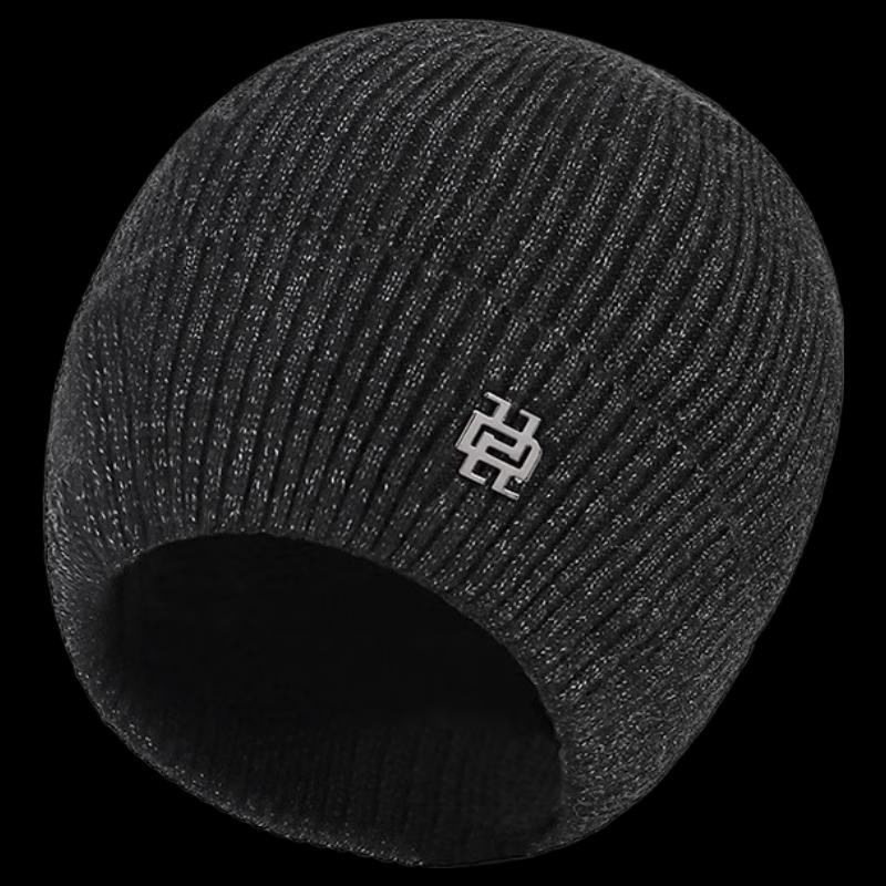 

Мужская зимняя теплая вязаная шапка с ушками ZHENYUEQI Adjustable