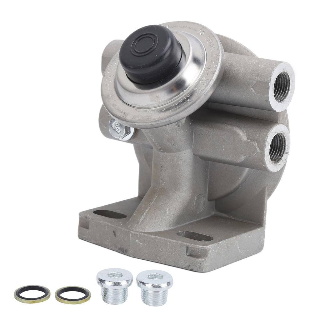 Oil Filter Base Hand Priming Pump Fuel Filter Mounting Base M16X1.5MM 1‑14 Spin On Mount