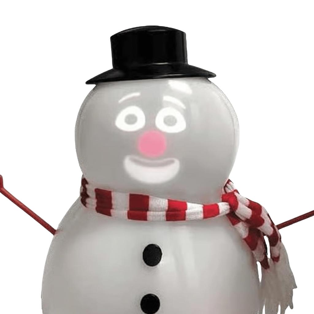 Singende Interaktive Weihnachtsfigur mit Integriertem Projektor-Lautsprecher Niedliches Animiertes Schneemann-Ornament für Innenbereich Wohnung Schlafzimmer