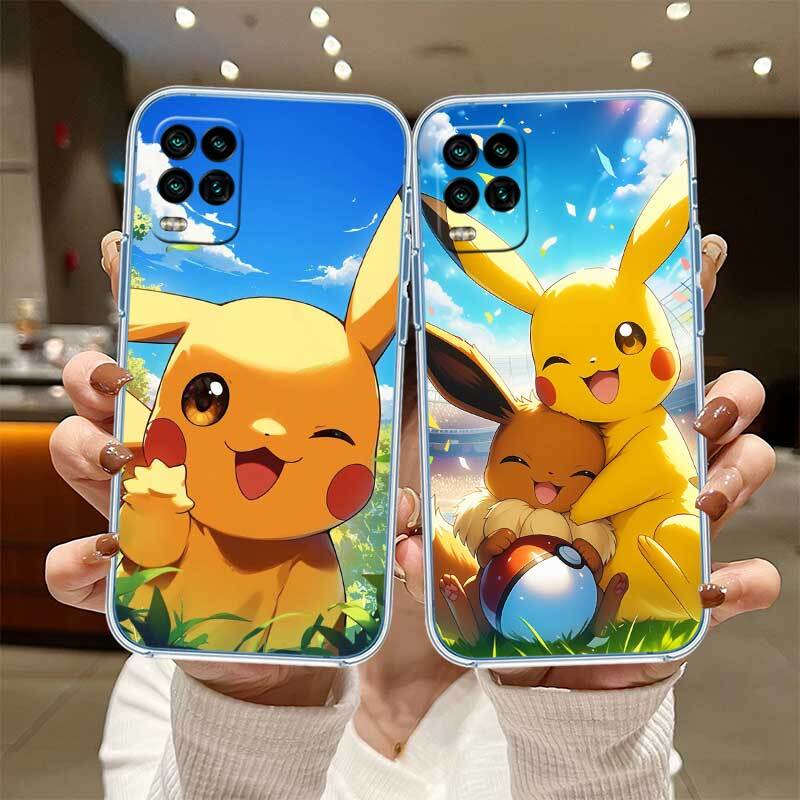 Cute Pokemon Phone Case for Motorola G14 G15 G24 G30 G31 G32 G34 G41 G42 G51 G52 G50 G60S G60 G62 G72 G71 G73 G84 G85 G200 E32