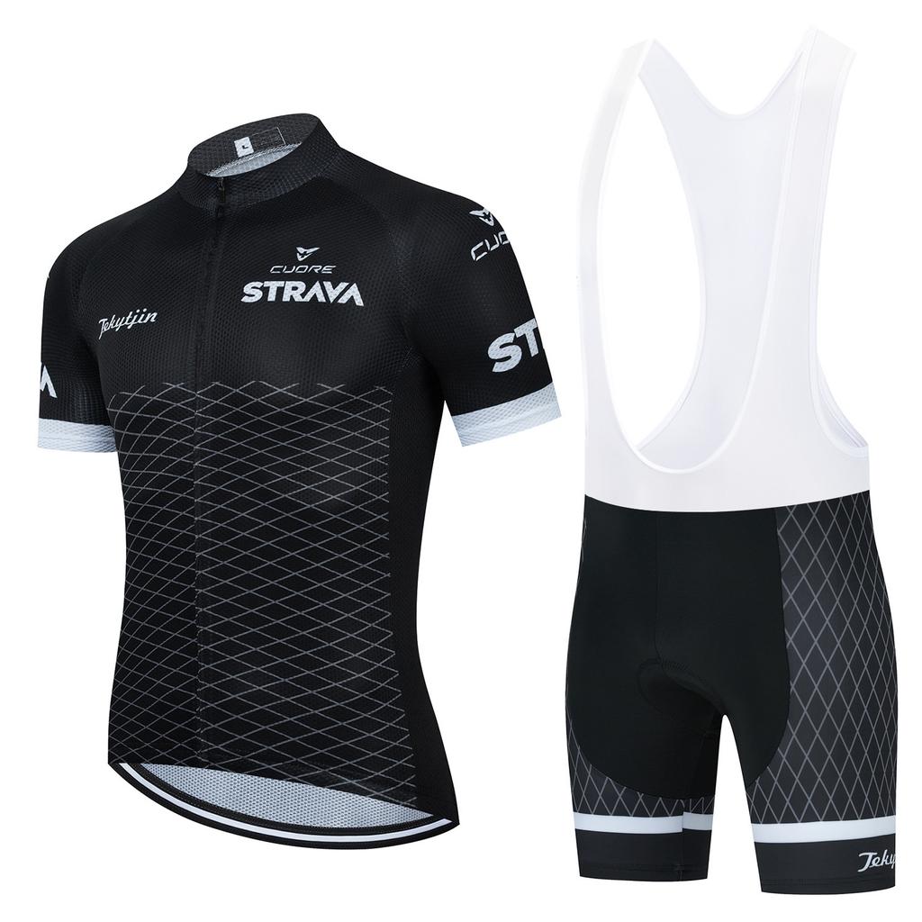 New Cycling Suit, Bicycle Mountain Bike Outdoor Breathable Short-sleeved Shorts 2026 Summer Breathable Cycling Suit Set