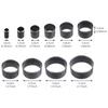 10pc/set Circular Leather Hole Punching Template, DIY Leather Cutting Mold Kit, Steel Material DIY Leather Handicraft Cut Die