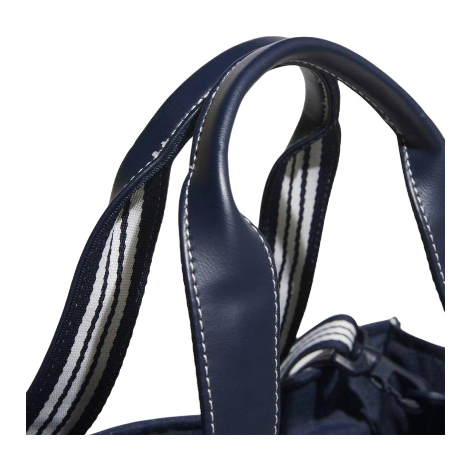 New Adidas Recycled Polyamide Tote Bag, Shopping Bag, Shoulder Bag, Handbag Large Women's Marine Blue JF4649