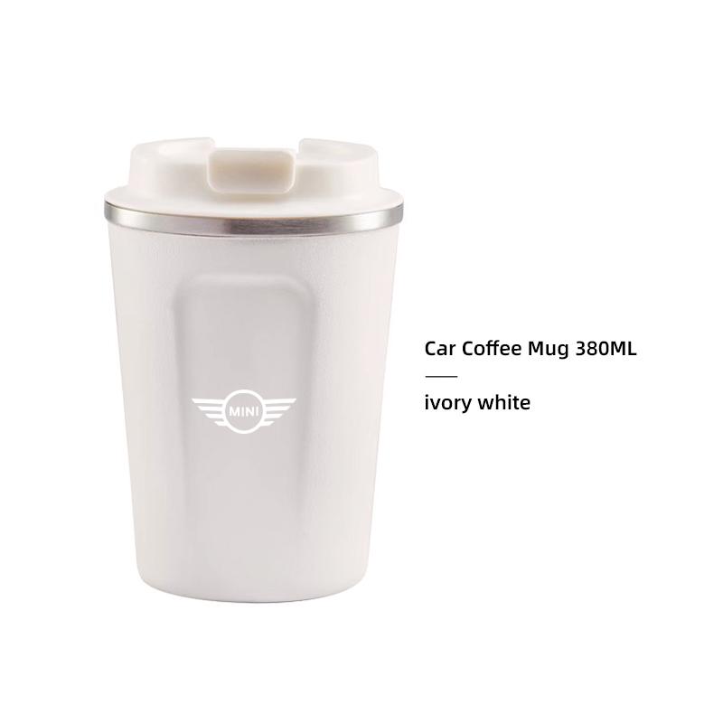 Car Stainless Steel Coffee Cup Thermal Mug Leak-Proof Thermos For MINI JCW Cabrio Cooper Countryman Aceman Clubman Coupe Paceman