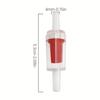5pcs Clear Plastic Check Valves for Aquarium Air Pumps - One-Way Flow Prevention, Non-Electric PP Material