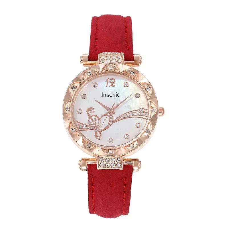 Fashion Business Watch for Women Simple Ladies Leather Quartz Watch Women Bracelet Wristwatch