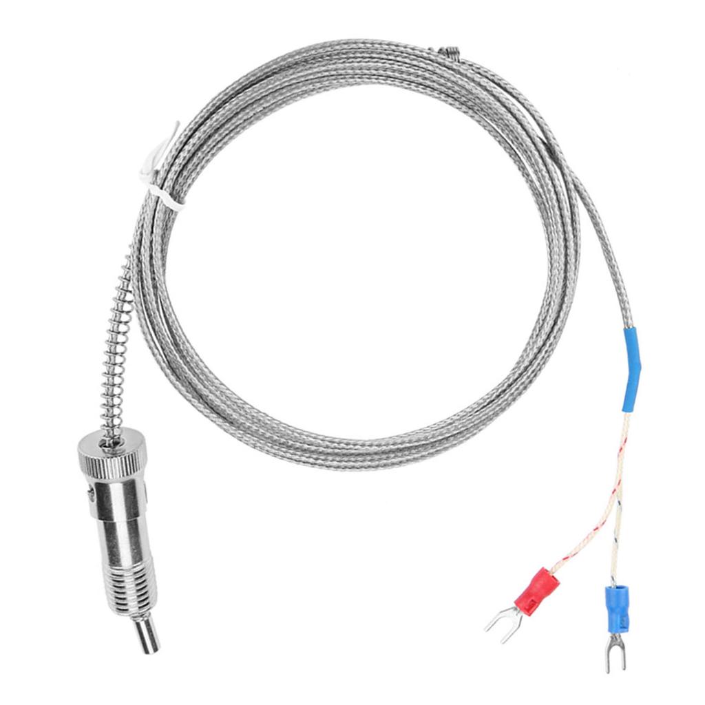 Bayonet Compression Spring Type K Thermocouple Temperature Sensor Wire 0 400 celsius  (3 m)