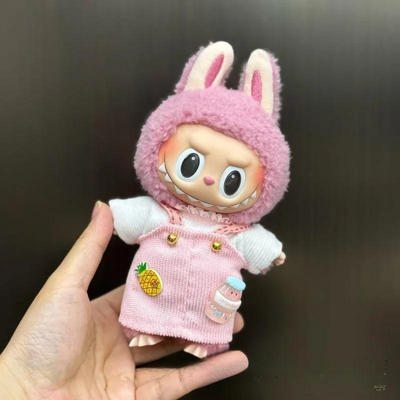 Mini Plush Doll'S Clothes Outfit Accessories For Korea Kpop Exo 15-17cm Labubu Idol Overalls Set Clothing Gift