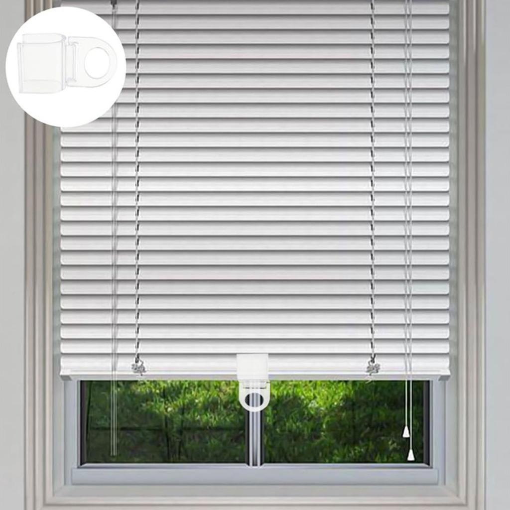 Pack Of 10 Transparent PVC U Shaped Curtain Clips Roller Shade Pull Handle For Home Decoration Easy Installation