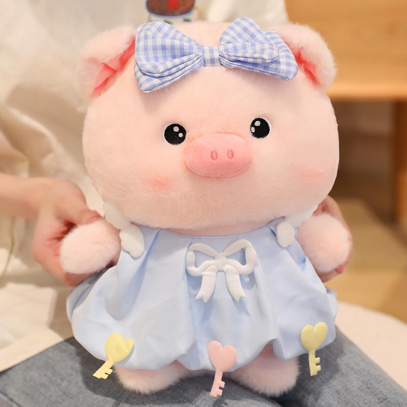 

24/30/40/50cm Super Sute Soft Plush Couple Pig Plush Toy Pink Pig Throw Pillow Sleep Mate Doll Couple Home Decor Friend Gift 24cm